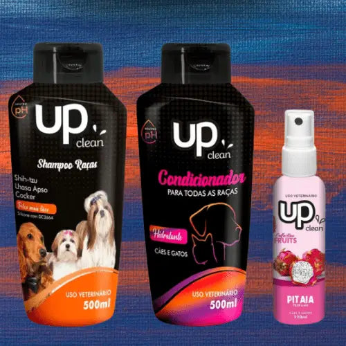 Kit Banho para Cães Shih Tzu Brilho e Maciez | Caprioli Shop Acessórios Pets ’+perfume Pitaia