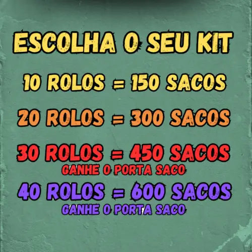 Kit Higiênico para Cães Praticidade e Estilo | Caprioli Shop saquinho de lixo cachorro
