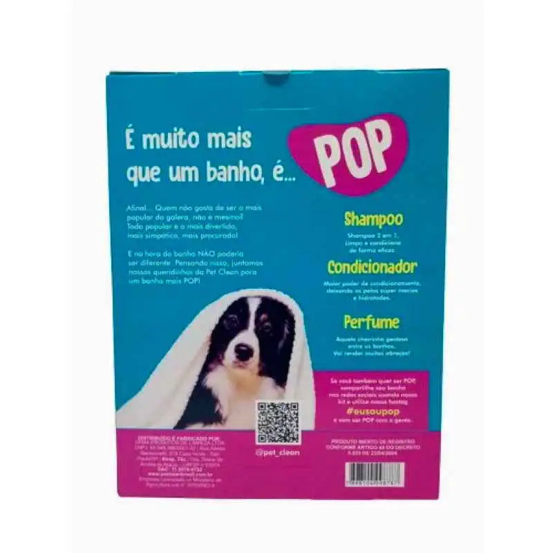 Kit Pet Clean Pop Banho Sofisticado para Seu Amigo | Caprioli Shop shampoo cachorro