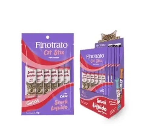 Kit Petisco Líquido Super Premium para Gatos | Caprioli Shop petisco gatos 12 Carne