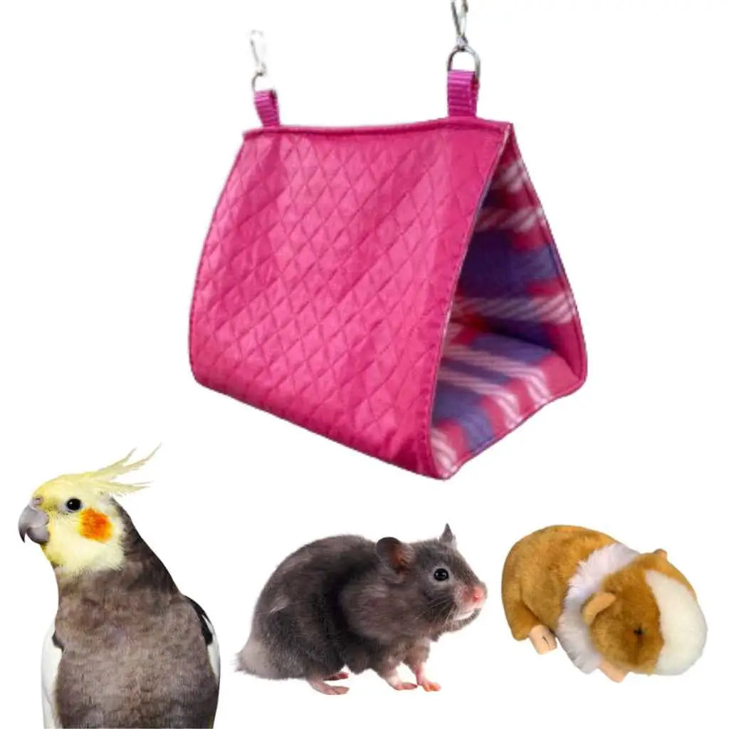 Kit Toquinha Suspensa Premium para Roedores e Pássaros – Conforto Quentinho + Instalação Fácil | Caprioli Shop