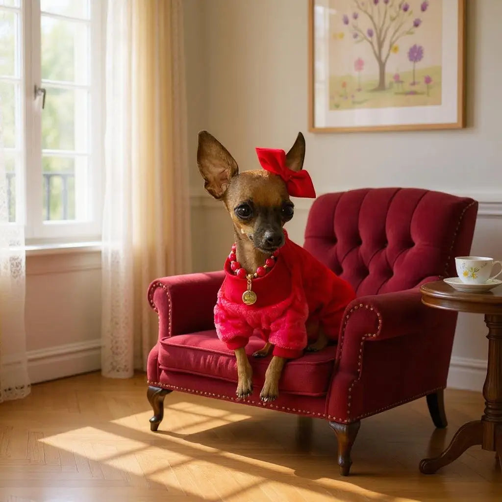 Macacão Inverno Pipoquinha Quente e Estiloso | Caprioli Shop Acessórios para Pets