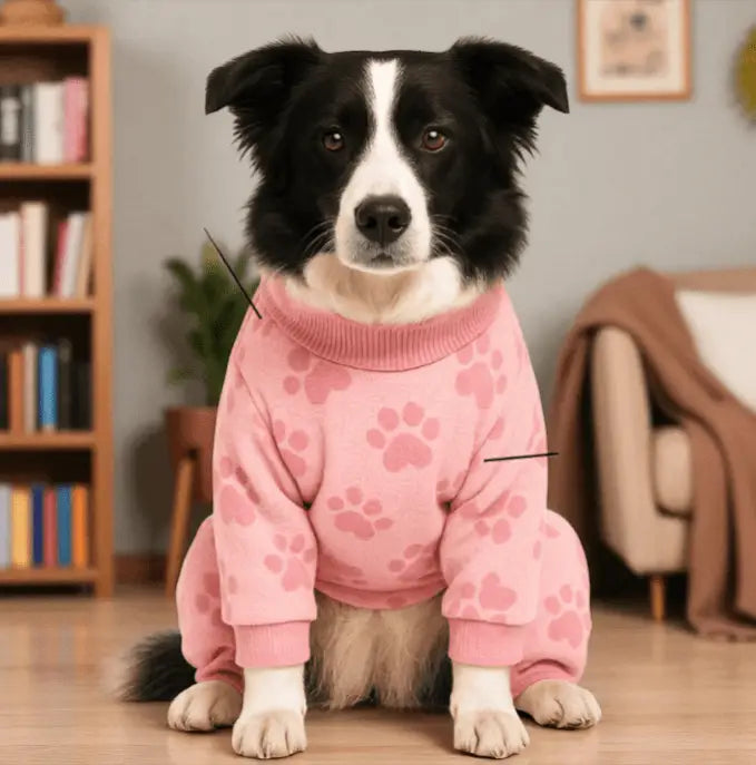 Macacão Soft Quente para Cachorro Conforto e Estilo | Caprioli Shop roupas acessórios cachorro Fêmea