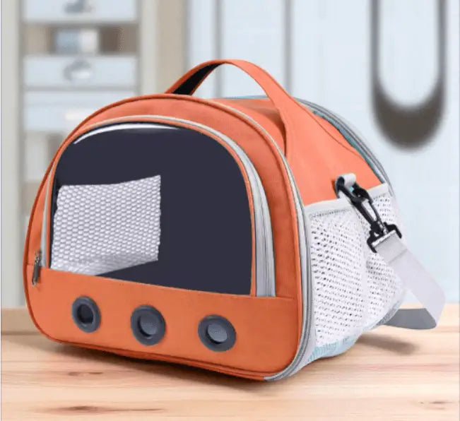 Mochila Elegante para transporte de Gatos Conforto e Estilo | Caprioli Inter gatos orange / S