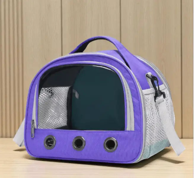 Mochila Elegante para transporte de Gatos Conforto e Estilo | Caprioli Inter gatos purple / S