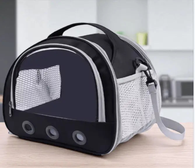 Mochila Elegante para transporte de Gatos Conforto e Estilo | Caprioli Inter gatos black / S