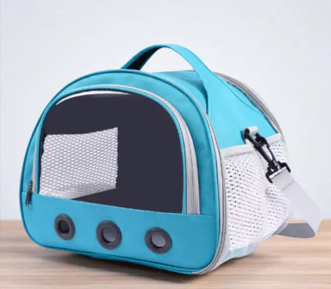 Mochila Elegante para transporte de Gatos Conforto e Estilo | Caprioli Inter gatos blue / S