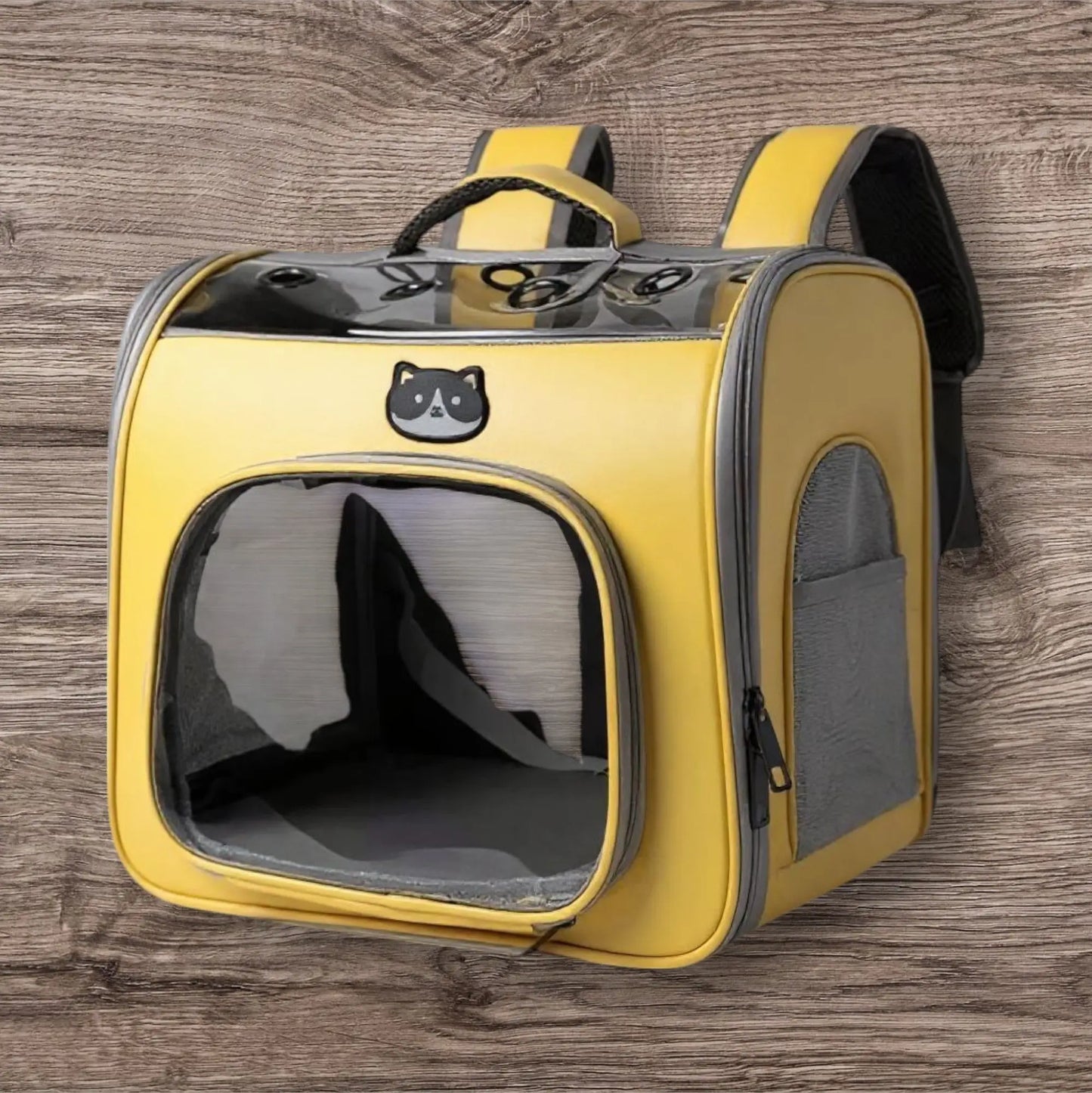 Mochila Luxo para Pets Conforto e Estilo | Caprioli Shop mochila Amarelo