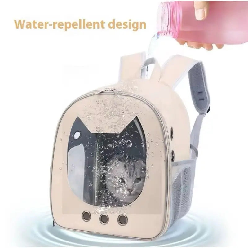 Mochila Transporte para Gato Vista Panorâmica - Conforto e Estilo | Caprioli Shop - transporte para gatos
