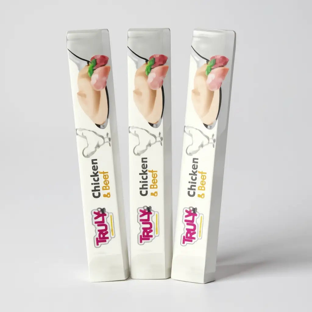 Petisco para Gato Truly Creamy Churu - 6 unidades 14 G Frango | Caprili Shop - petisco gatos