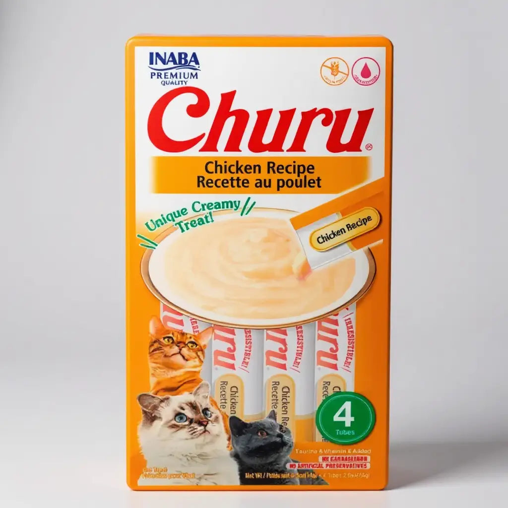 Petisco para Gatos Churu - 4 unidades 14 G | Caprili Shop - petiscos gatos - Frango