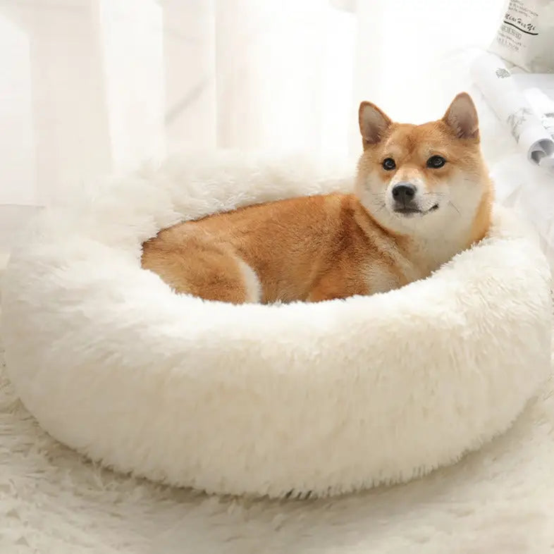 Puff Pet Pelúcia Macio e Quente com Design Bonito – Leve Portátil Fácil de Limpar | Caprioli Inter Caminha casinha