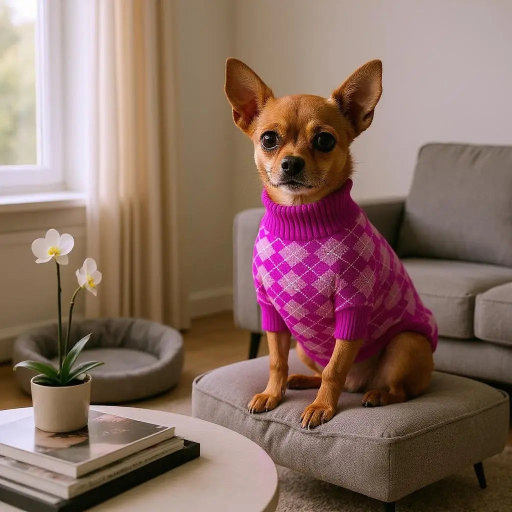 Roupinha de Lã Premium para Cães Estilo e Conforto | Caprioli Shop Acessórios Pets