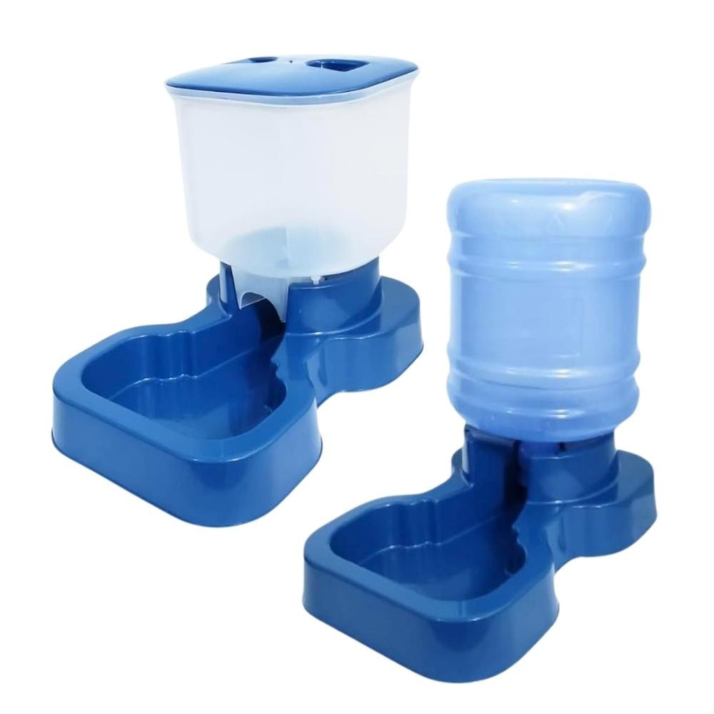 Kit Comedouro e Bebedouro Automático Maxi para Cães | Caprioli