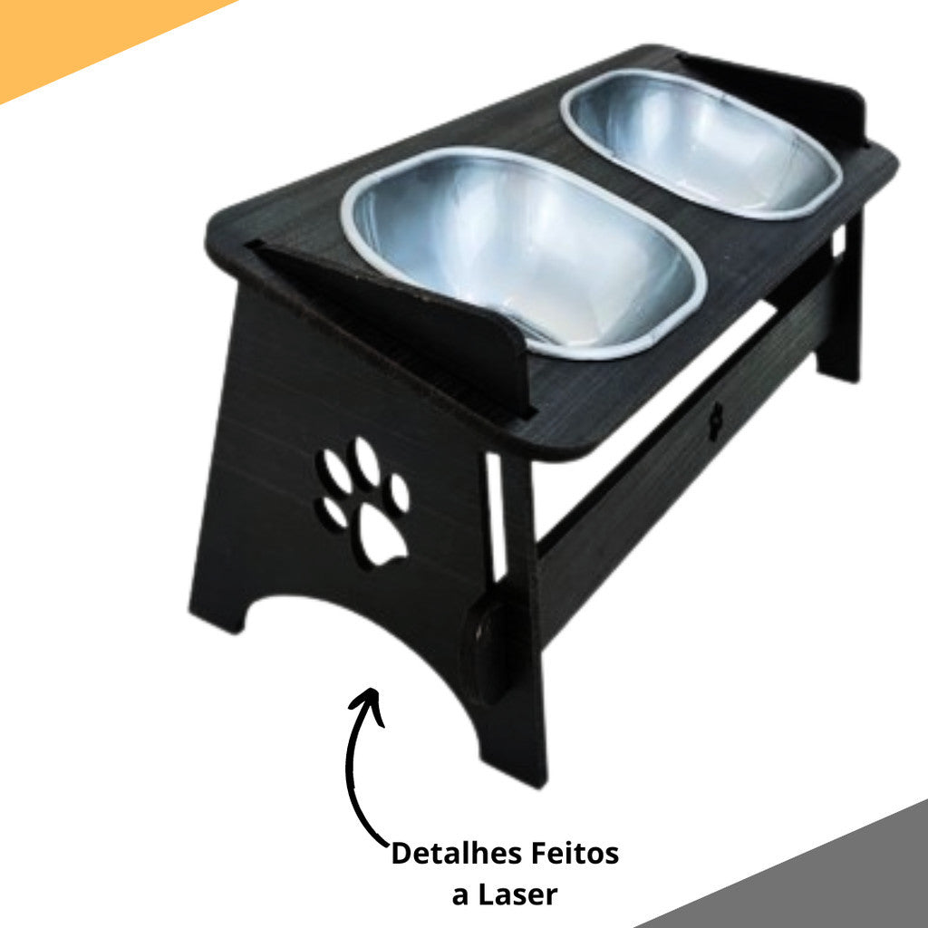 Comedouro Elevado para Pets - Conforto e Estilo | Caprioli