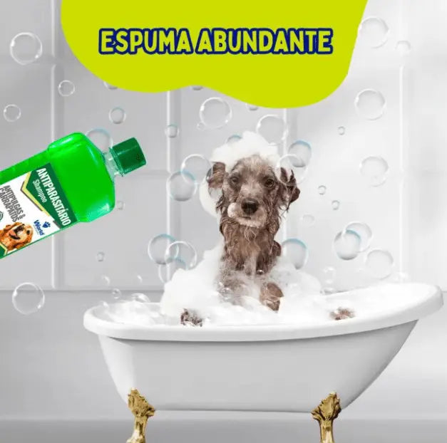 Shampoo Antipulgas e Carrapatos 500ml Proteção Premium | Caprioli Shop shampoo para cachorro