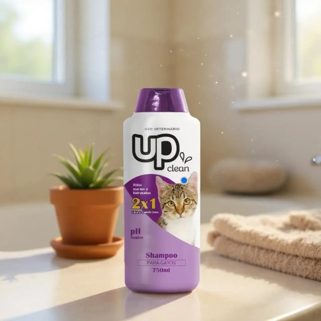 Shampoo Hidratante 2 em 1 para Gatos 750ml | Caprioli Shop higiene e limpeza gatos