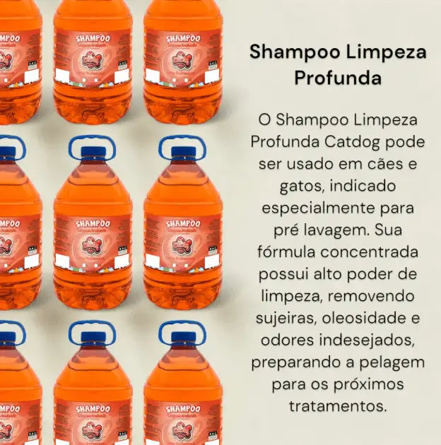Shampoo Natural 5L para Pelagens Sensíveis | Caprioli Shop shampoo cachorro
