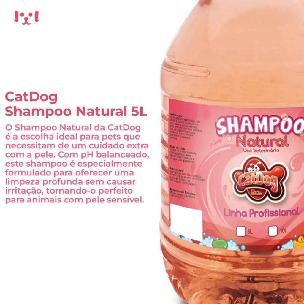 Shampoo Natural 5L para Pelagens Sensíveis | Caprioli Shop shampoo cachorro