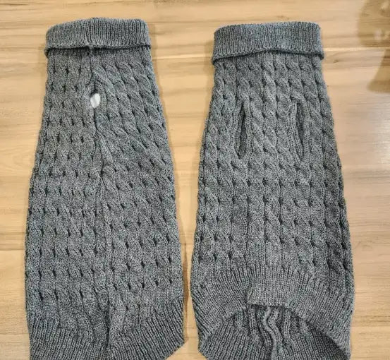 Suéter Quente para Gatos - Conforto Inverno | Caprioli Shop - Chumbo / P - roupas e acessórios para gatos