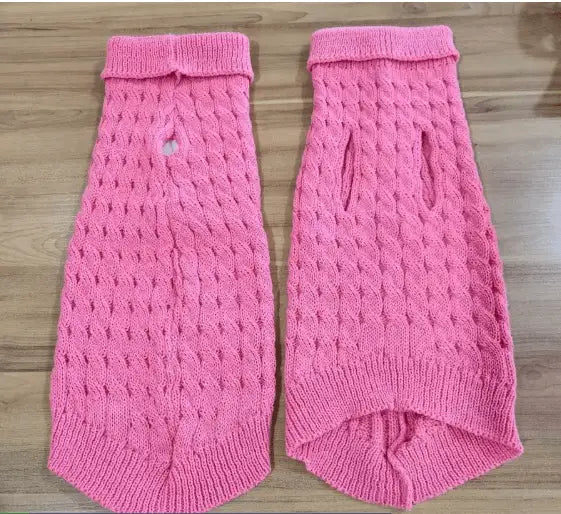 Suéter Quente para Gatos - Conforto Inverno | Caprioli Shop - Rosa Vivo / P - roupas e acessórios para gatos