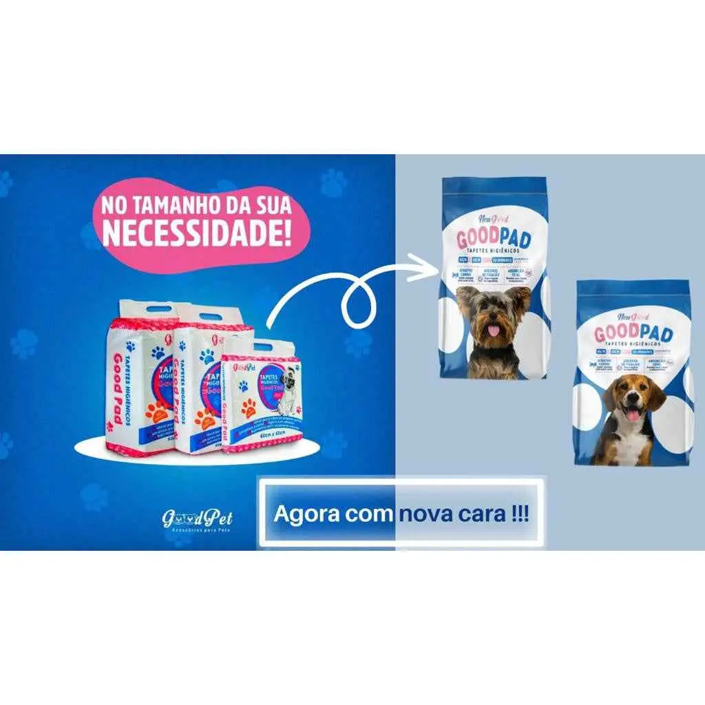 Tapete Higiênico Good Pad 60x60 cm Kit com 2x50 Conforto e Praticidade | Caprioli Shop tapete higiênico para cachorro
