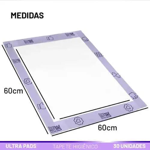 Tapete Higiênico Pet Aroma Lavanda 60x60cm Conforto e Praticidade | Caprioli Inter tapete higiênico para cachorro