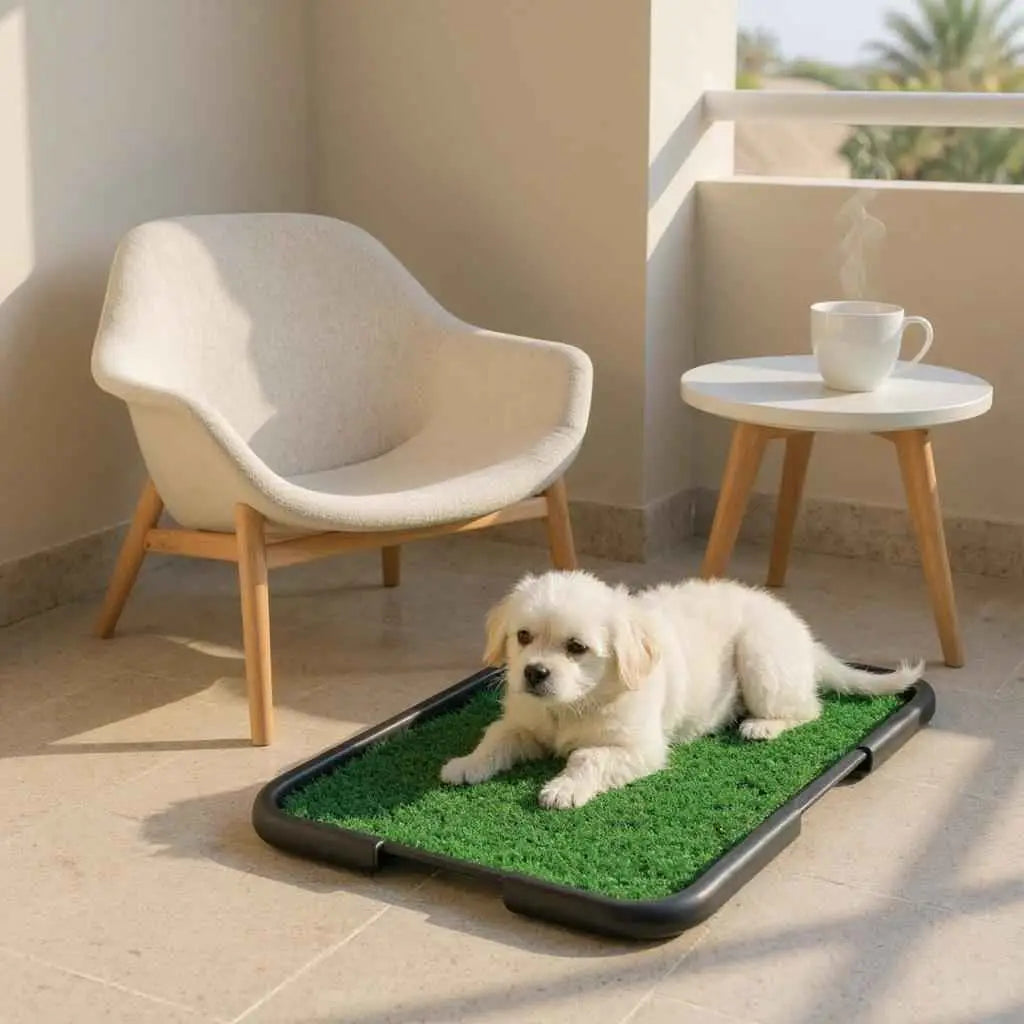 Tapete Higiênico Pet com Grama Sintética Conforto e Praticidade | Caprioli Shop