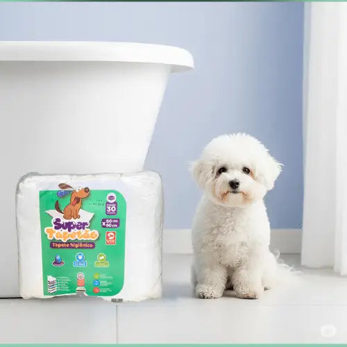 Tapete Higiênico Super Absorvente 80x60cm Conforto e Praticidade | Caprioli Inter tapete higiênico para cachorro