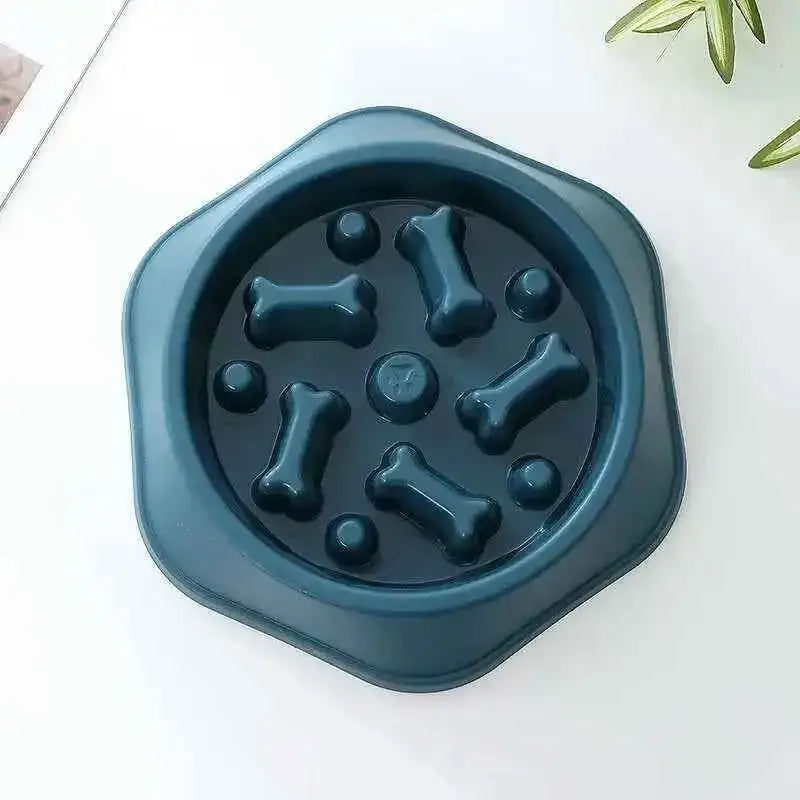 Tigela Anti Asfixia para Cães Alimentação Segura | Caprioli Shop comedouro e bebedouro blue