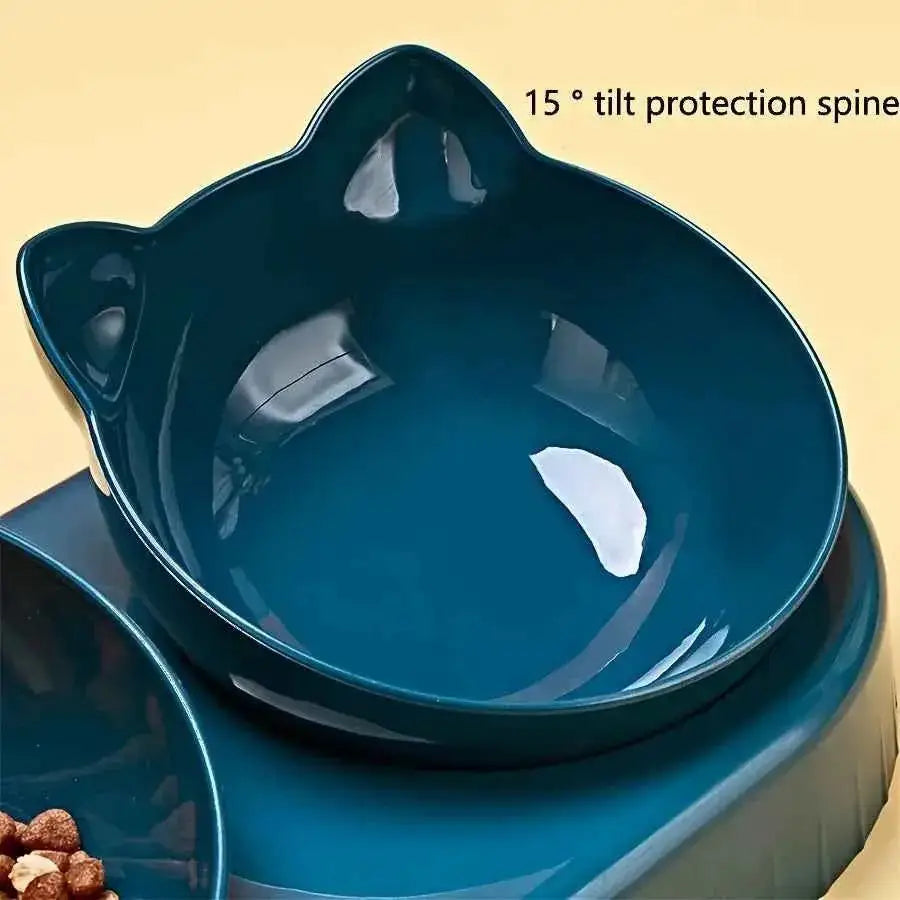 Tigelas 3 em 1 para Gatos Design Inclinado e Sofisticado I Caprioli Shop Comedouro Bebedouro