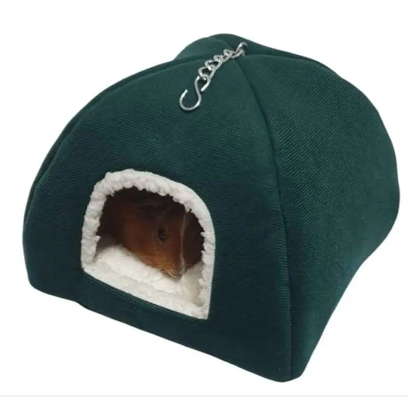 Toca Cabana Pet Premium 20cm - Conforto Sherpa Para Roedores | Caprioli Shop - Casinha para animais pequenos