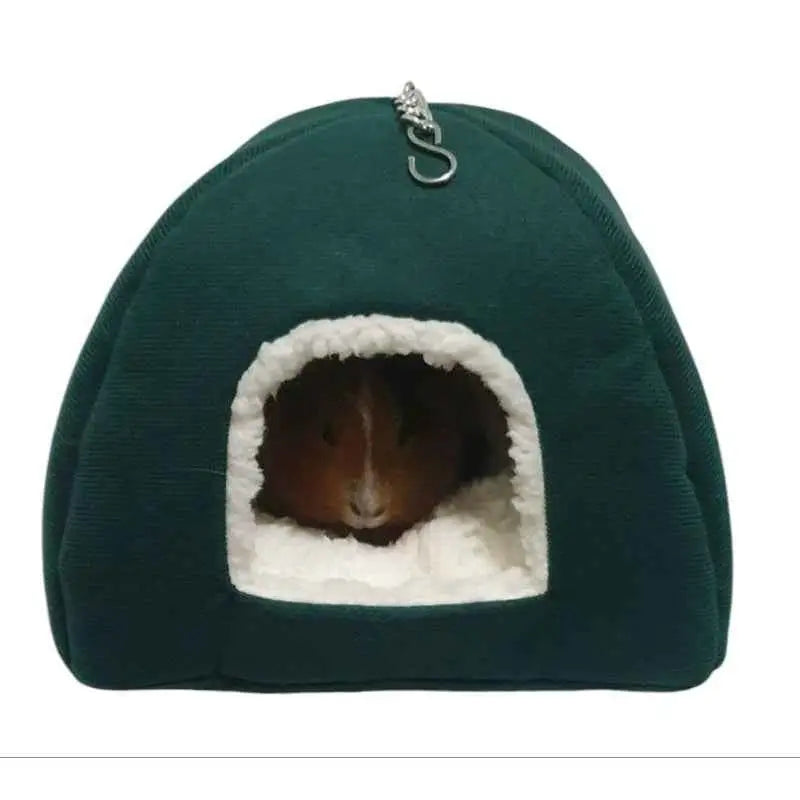 Toca Cabana Pet Premium 20cm - Conforto Sherpa Para Roedores | Caprioli Shop - Casinha para animais pequenos