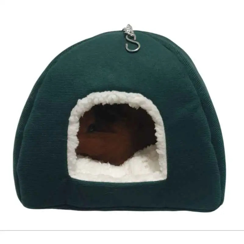 Toca Cabana Pet Premium 20cm - Conforto Sherpa Para Roedores | Caprioli Shop - Casinha para animais pequenos