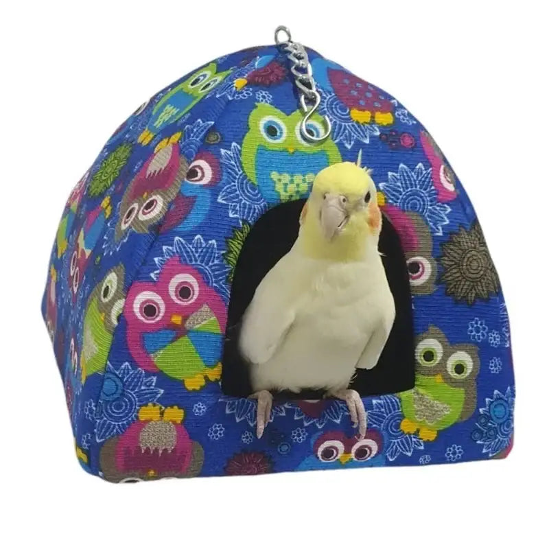 Toca Cabana Rede Aves Pequenas 23CM - Conforto Pet Premium + Versátil | Caprioli Shop - Casinha Para Aves Pequenas