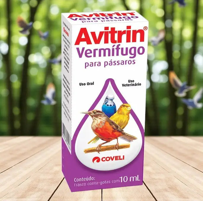 Vermífugo Pássaros - Combate Vermes Gastrointestinais e Pulmonares | Caprili Shop - medicamento para passaro