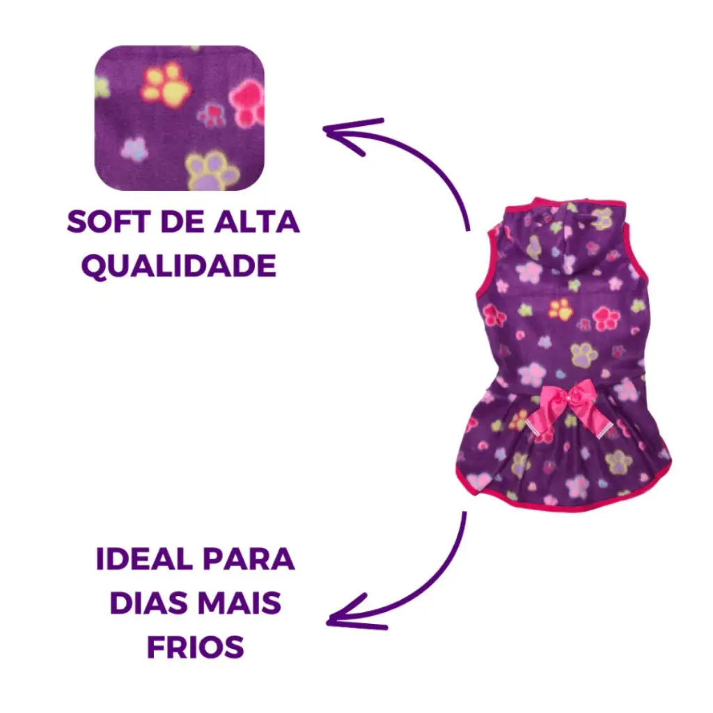 Vestido Soft para Gatos - Estilo e Conforto Inverno | Caprioli Shop - roupas e acessórios para gatos