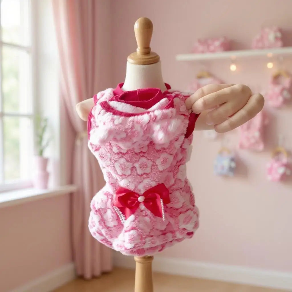 Vestido Soft para Gatos - Estilo e Conforto Inverno | Caprioli Shop - Tamanho / 1 pç - roupas e acessórios para gatos