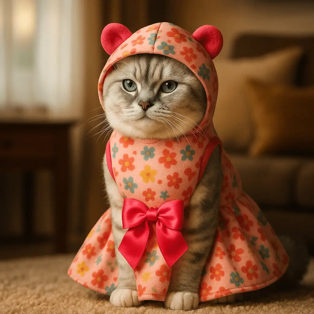 Vestido Soft Inverno para Gatos Conforto e Estilo | Caprioli Shop roupas acessórios gatos