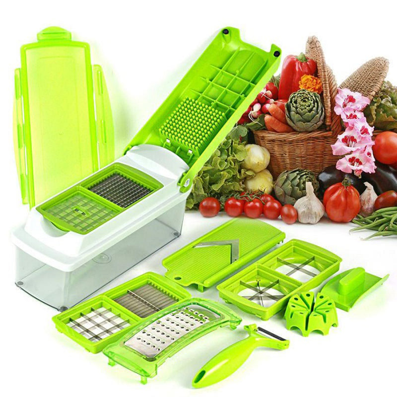 Cortador Fatiador e Ralador de Legumes  Nicer Dicer Plus