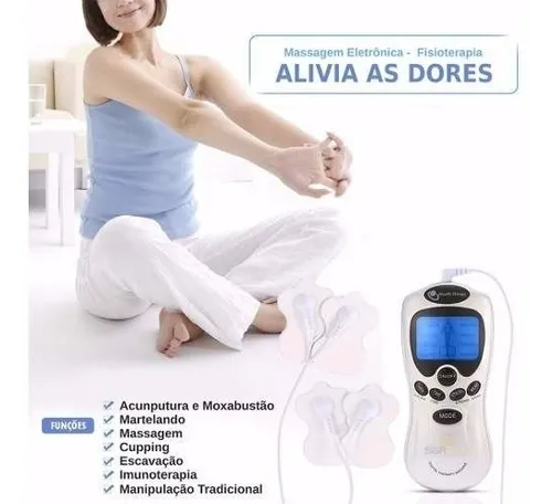 Massageador Muscular Digital 4 Eletrodos