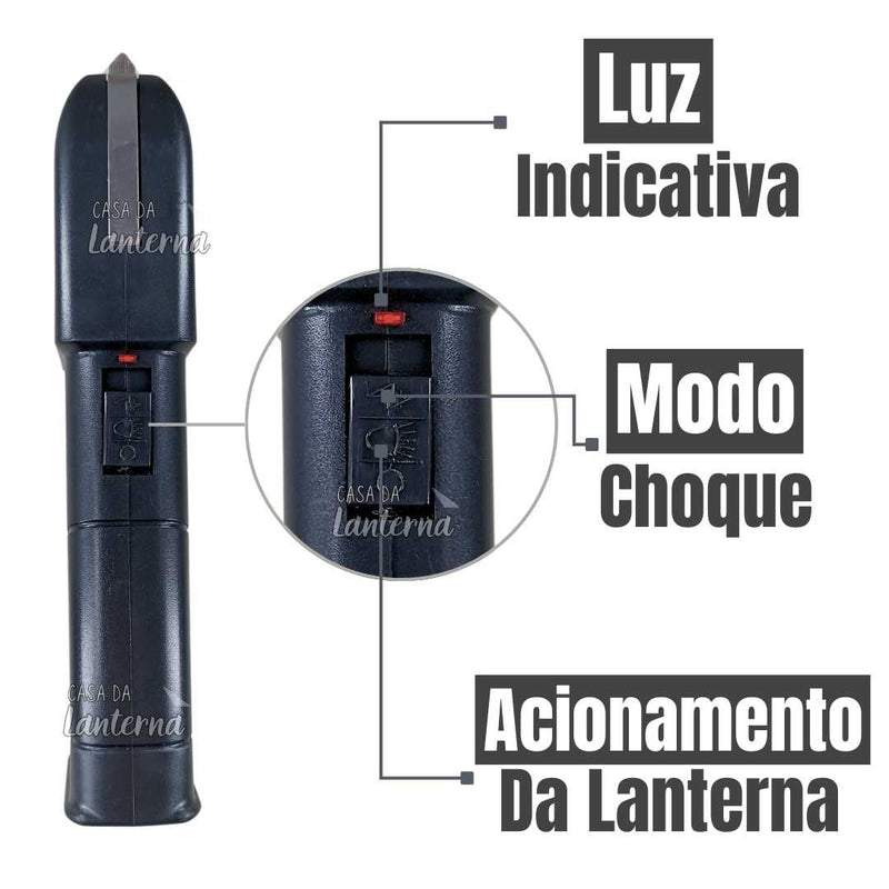 Máquina de Choque Taser 928  Lanterna Led