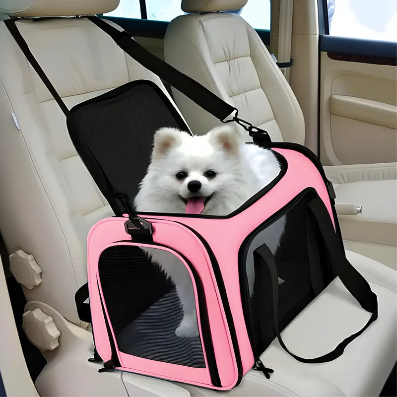 Bolsa De Viagem Para Transporte Pet - ROSA