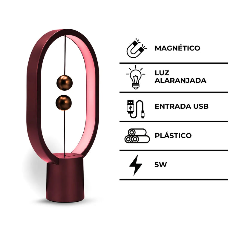 Lâmpada De Mesa Led Balance Luz Noturna