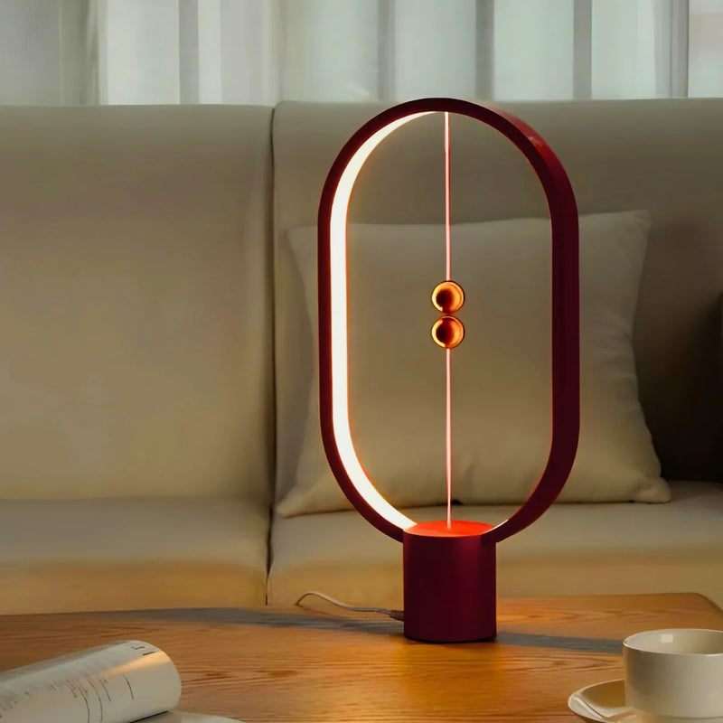 Lâmpada De Mesa Led Balance Luz Noturna