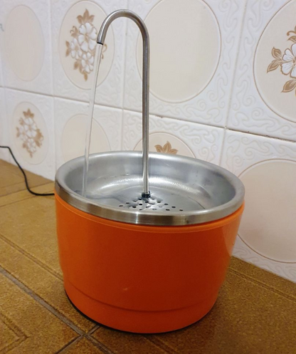 Stainless Steel Pet Fountain Drinker 1.8L - Premium Hydration | Caprioli 