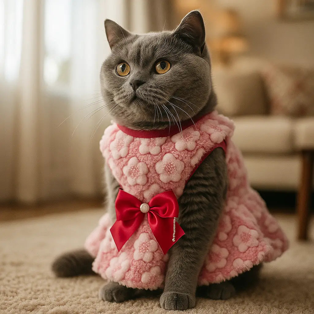Vestido Soft para Gatos - Estilo e Conforto Inverno | Caprioli Shop