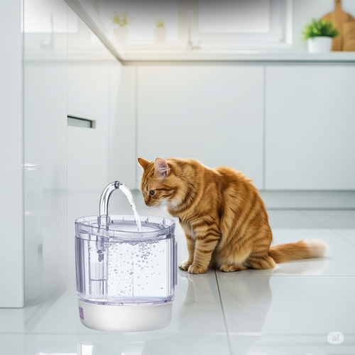1.8L Automatic Pet Water Fountain with 6 Filters | Caprioli