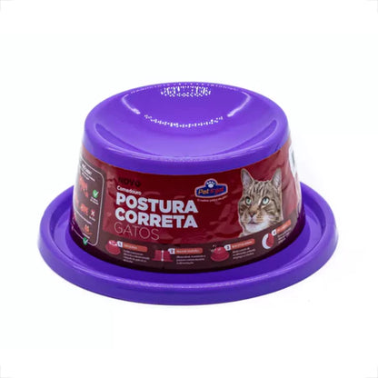 Comedouro Pet Ergonomico para Gatos - Postura Ideal | Caprioli