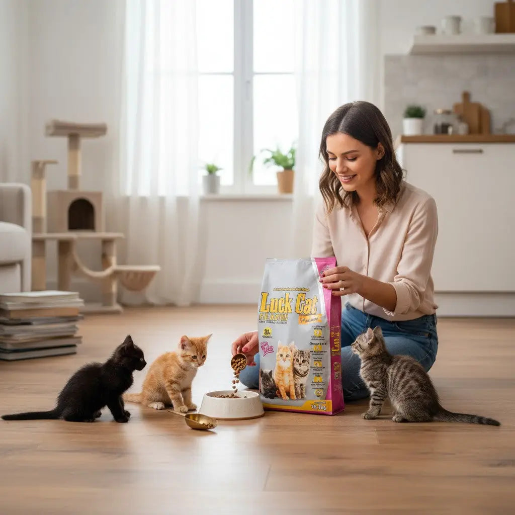 Ração Luck Cat Premium Gatos 10,1 Kg para Filhotes e Castrados | Caprili Shop